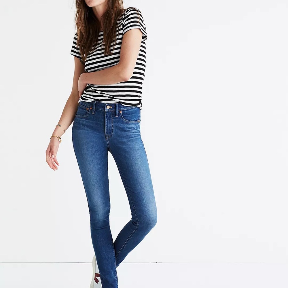 Madewell 9inch Mid Rise skinny jeans